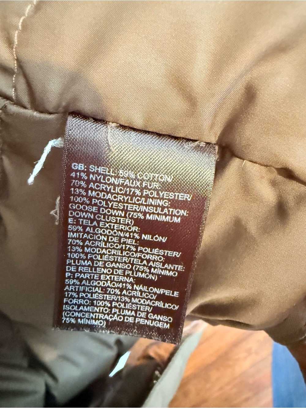 The North Face Women's Hooded Parka Jacket - Olive - Picture 9 of 12